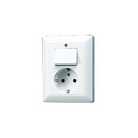 Jung AS 5576 UWW Toma de corriente con interruptor de conmutación
