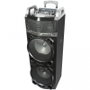 Aiwa Karaoke portátil KBTUS-900 Negro 100W RMS Bluetooth USB M-SD AUX IN 2 Micrófonos LED