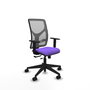 PIQUERAS Y CRESPO Silla de oficina Motilla Sincro/Traslack Lila/Gris