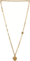 Police PE AGN2212111 Vertex GP IP Brushed Skull Necklace Dorado