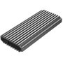 Gembird caja externa usb 3.1 para ssd m.2 nvme backlighted aluminum ee2280-u3c-03