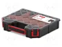 KISTENBERG Contenedor TAGER CARBO PLUS 30 Negro con Tapa Transparente Bajo