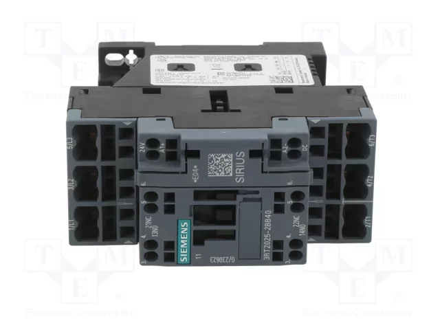 SIEMENS 3RT2025-2BB40 Contactor 3-polar 24VDC