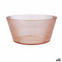 Quid Ensaladera Sunset Coral Naranja 25 cm (12 Unidades)