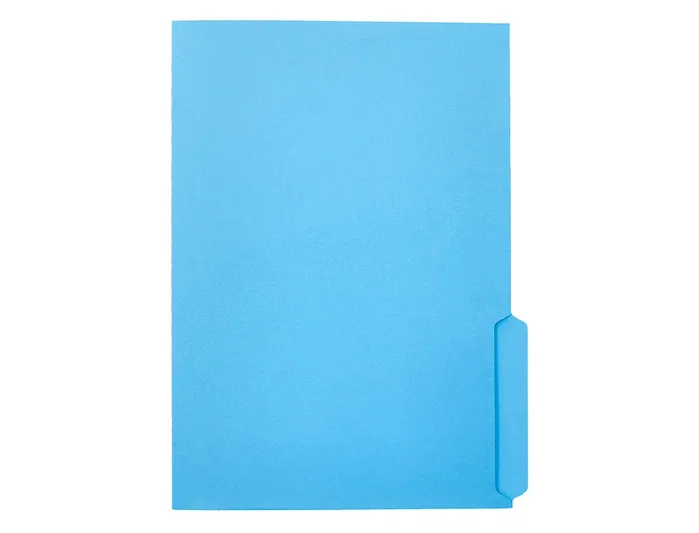 Liderpapel Subcarpeta de cartulina con pestaña derecha Din A4 Azul Liderpapel Subcarpeta de cartulina con pestaña derecha Din A4 Azul