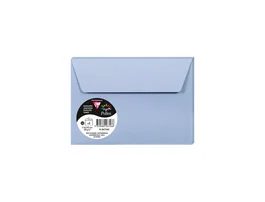 Clairefontaine Pollen Sobres Azul Lavanda C6 pack de 5 unidades