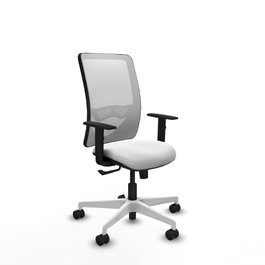 PIQUERAS Y CRESPO Silla de oficina Zulema Blanca con Mecanismo Sincro