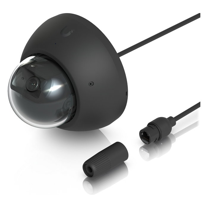 Ubiquiti UVC-AI-Dome-B Cámara de Seguridad Exterior 4K en Formato Domo PoE con Inteligencia Artificial, Visión Nocturna IR y Resistente a la Intemperie
