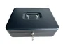 Premier CB-48 Cajón Portamonedas Manual, Negro, Metal, con 4 Compartimentos para Billetes y 8 para Monedas, Bloqueo de Teclado, Dimensiones 325 x 270 x 125 mm