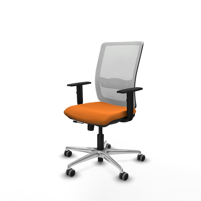 PIQUERAS Y CRESPO Silla de oficina Haches Naranja y Blanco PIQUERAS Y CRESPO Silla de oficina Haches Naranja y Blanco