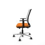 PIQUERAS Y CRESPO Silla de oficina Haches Naranja y Blanco