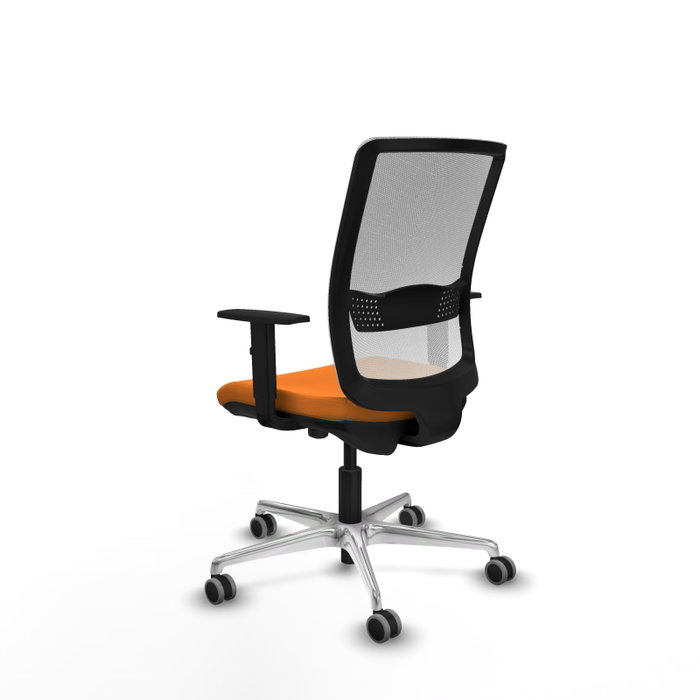 PIQUERAS Y CRESPO Silla de oficina Haches Naranja y Blanco PIQUERAS Y CRESPO Silla de oficina Haches Naranja y Blanco
