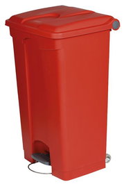 PROBBAX - SO-1290-RED - Cubo con pedal - Rojo