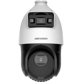 Hikvision Domo IP PTZ 4M TandemVu x25 (4.8-120mm) DarkFighter ColorVu IR100 luz blanca 30m WDR IP66 12V/PoE+ Audio alarma