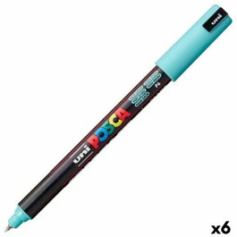 POSCA Marcador PC-1MR Punta Extrafina 0.7mm Verde Marino (Set de 6)