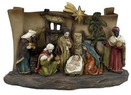 DKD Home Decor Nacimiento Navidad Tradicional Multicolor 8 x 12.5 x 21 cm