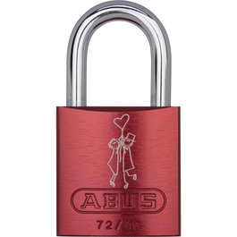 Abus Love 72/40 Lock Look 1 SL 6 Rojo