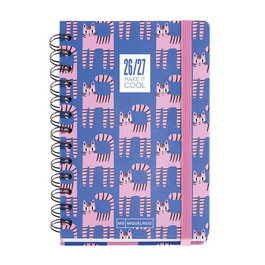 Agenda Escolar (2026-27) Miquelrius Academy Wire-O Tapa Extra Con Goma Activa 125,5X178 D/P Gatuna