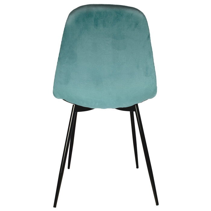 Home Deco Factory Silla Terciopelo Azul Giulia Home Deco Factory Silla Terciopelo Azul Giulia