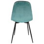 Home Deco Factory Silla Terciopelo Azul Giulia