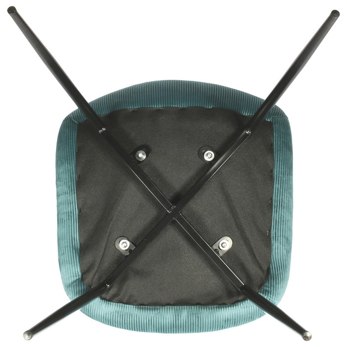 Home Deco Factory Silla Terciopelo Azul Giulia Home Deco Factory Silla Terciopelo Azul Giulia