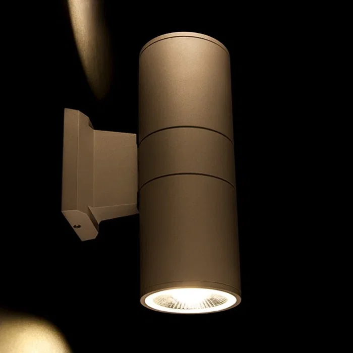 HO Aplique LED Exterior 30W 2246Lm 2700K Violet IP65 40.000H [HO-COBWALL-2X15-WW]