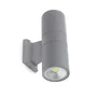 HO Aplique LED Exterior 30W 2246Lm 2700K Violet IP65 40.000H [HO-COBWALL-2X15-WW]