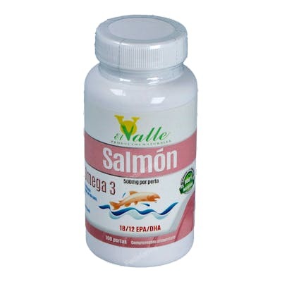 EL VALLE Aceite de Salmón 100 Perlas Omega 3 Cardiovascular EL VALLE Aceite de Salmón 100 Perlas Omega 3 Cardiovascular