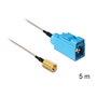 DeLOCK 88671 Cable coaxial SMA a FAKRA Z, 5 m, Marrón