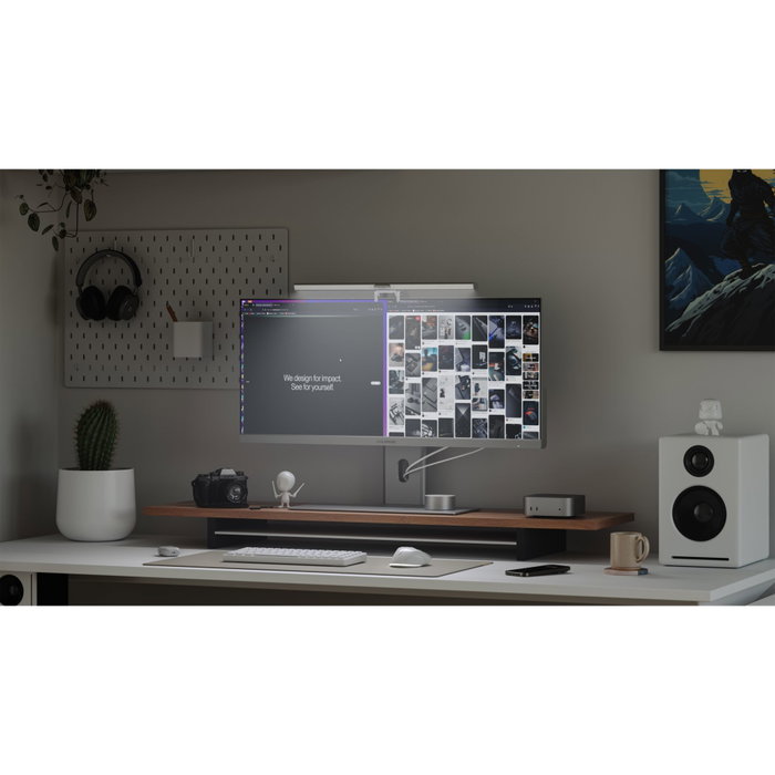 Alogic Illuminate Light Bar con cámara de enfoque automático 4K - Space Grey Alogic Illuminate Light Bar con cámara de enfoque automático 4K - Space Grey