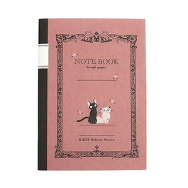 Nicky, la aprendiz de bruja Libreta retro de líneas Jiji Red
