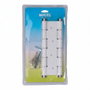Micel Bisagra de Doble Acción Modelo Bs10 Bl M57001, Aluminio Blanco 133x180 mm, Blister