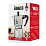 Bialetti Cafetera Italiana Moka Express 9 Tazas 0.55L Aluminio Color Negro y Plata