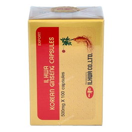 Ginseng Coreano 500 Mg 100 Caps