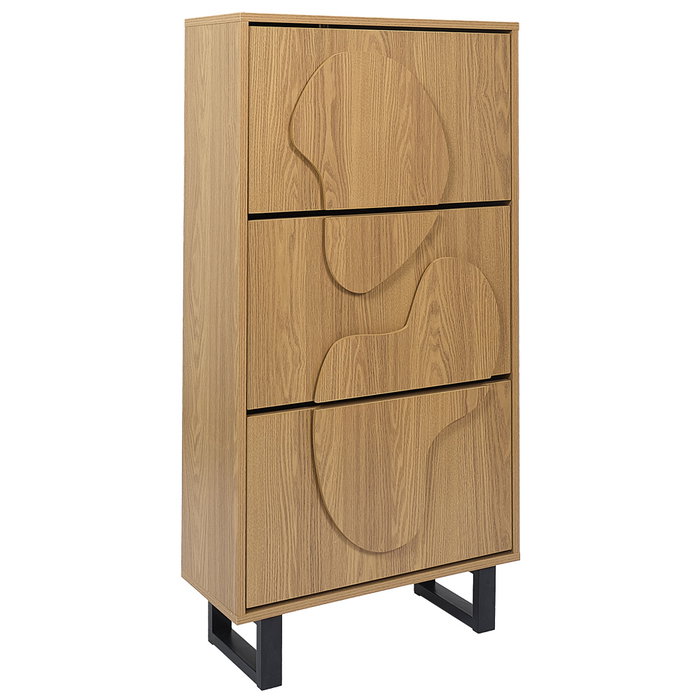 Home Deco Factory Mueble Zapatero Calypso Contemporain 3 Piezas 60x24x115 cm