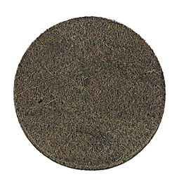 Herrajes Alk Fieltro Adhesivo Redondo Marrón Ø30