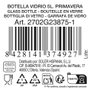 La Mediterranea Botella de Vidrio Primavera 5L con Grifo y Tapón