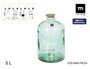 La Mediterranea Botella de Vidrio Primavera 5L con Grifo y Tapón
