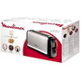 Moulinex Tostador de Ranura Larga de 1000 W Acero Inoxidable, Tostador Ranura Larga 1000W INOX
