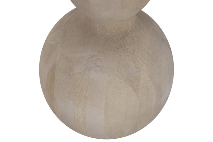 DKD Home Decor Lámpara de Pie Mango y Lino Natural