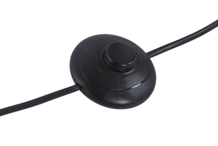 DKD Home Decor Lámpara de Pie Mango y Lino Natural