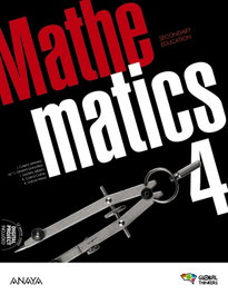 ANAYA, MATHEMATICS 4ºESO. STUDENT'S BOOK 2023 - (GLOBAL THINKERS)