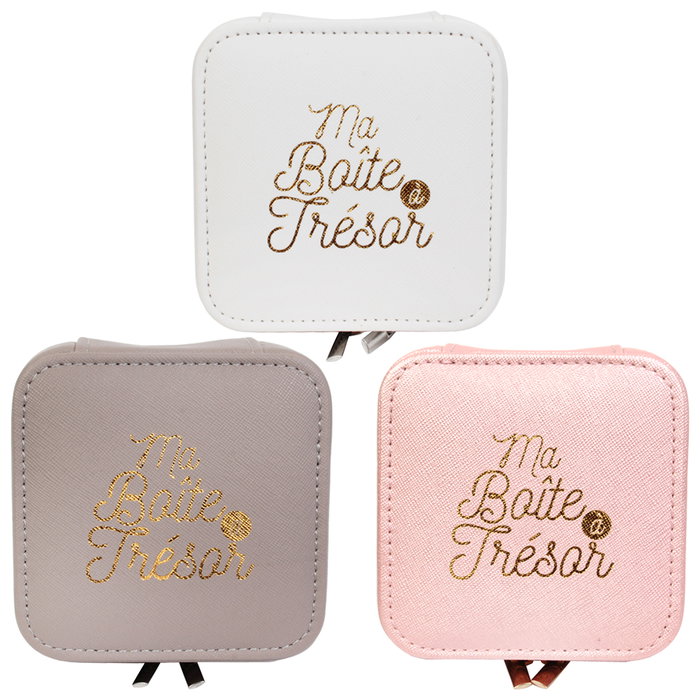 Home Deco Factory Joyero Viaje Colección Pour Elle Compartimentado Colores Surtidos Home Deco Factory Joyero Viaje Colección Pour Elle Compartimentado Colores Surtidos