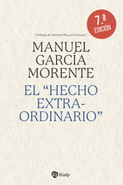 El 'hecho extraordinario', Manuel García Morente - RIALP