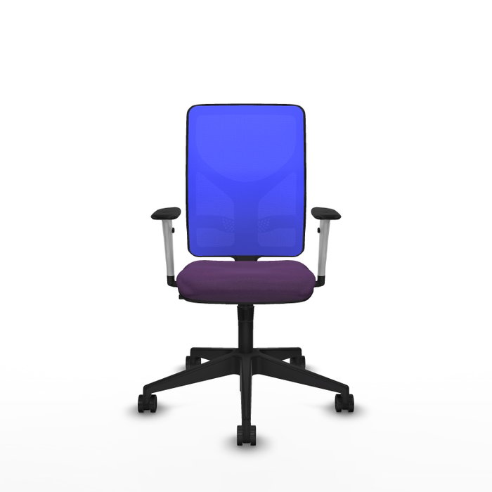 PIQUERAS Y CRESPO Silla de oficina Motilla con mecanismo Sincro, Morado y Azul