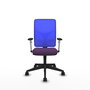 PIQUERAS Y CRESPO Silla de oficina Motilla con mecanismo Sincro, Morado y Azul
