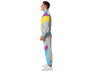 Disfraz Chándal Hombre Adulto XL Años 80 Multicolor Chaqueta y Pantalón