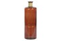 DKD Home Decor Jarrón Enea de Cristal Reciclado 25x25x75 cm, 32 L