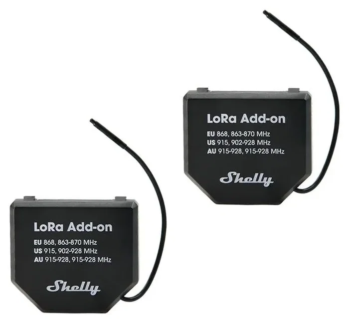 Shelly LoRa Add-on Pack de 2 unidades Shelly LoRa Add-on Pack de 2 unidades