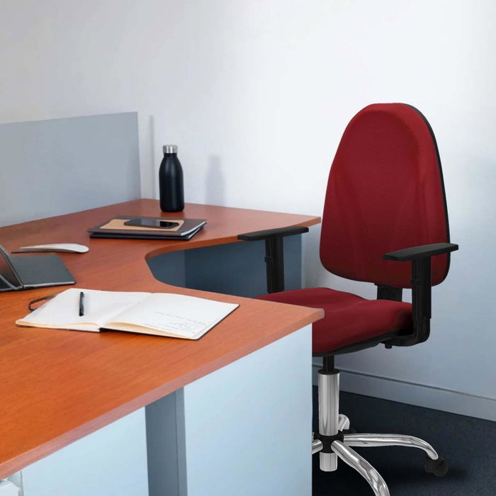 PIQUERAS Y CRESPO Silla de oficina Algarra Crema con Brazos 1D PIQUERAS Y CRESPO Silla de oficina Algarra Crema con Brazos 1D